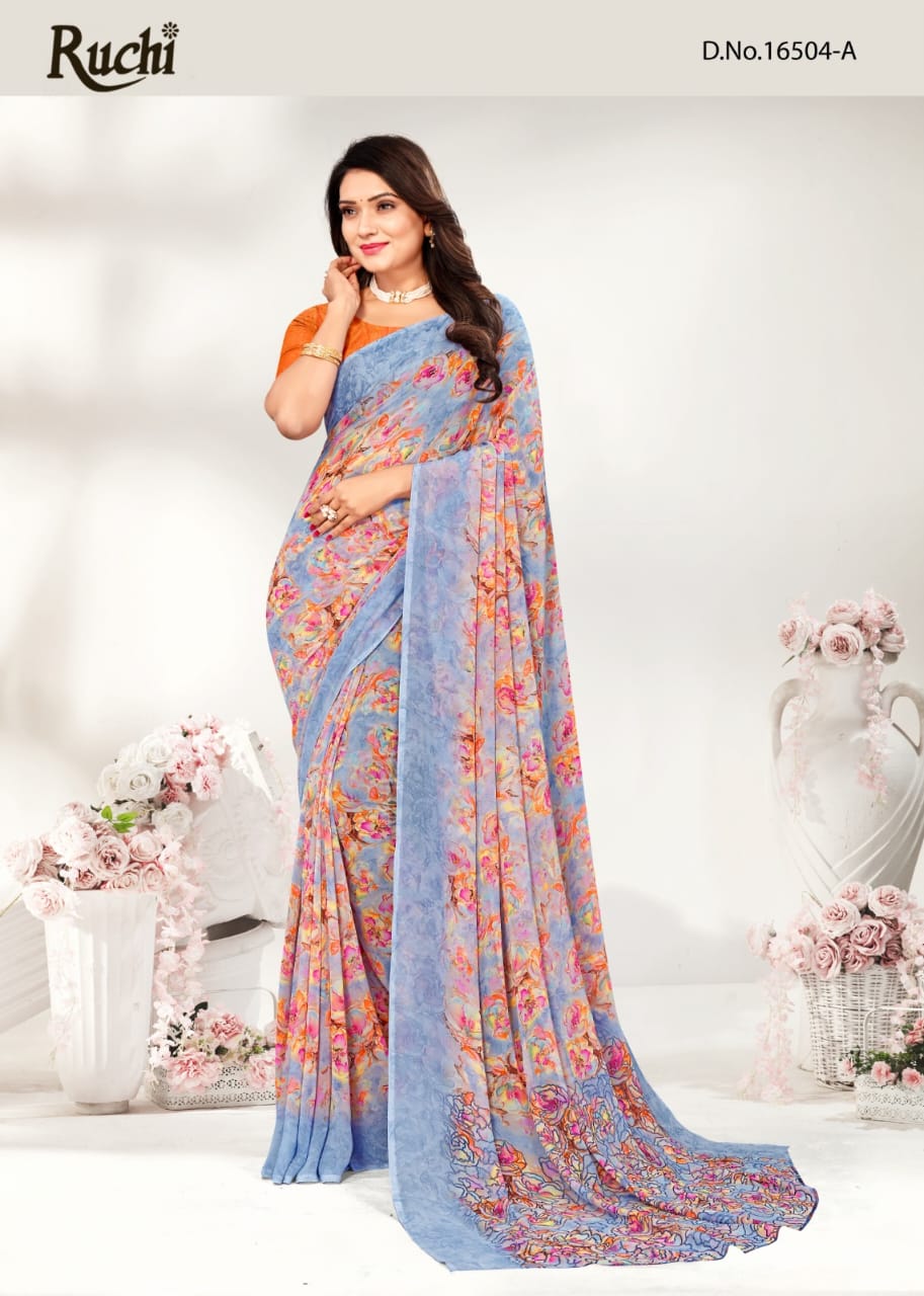 Ruchi Sarees RAGAA GEORGETTE